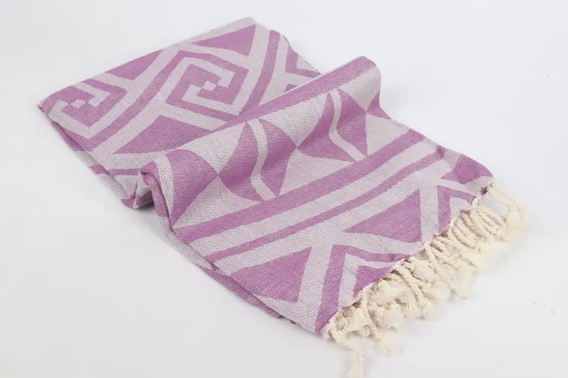 Handmade Gift, Spa Towel, Custom Beach Towels, 68x40 Cotton Geometric Towel, Baby Boy Gift, Turkish bath towel, Girl Trip Party Favor, Custom Towel - 7