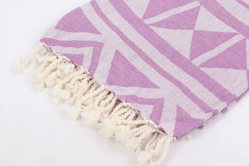 Handmade Gift, Spa Towel, Custom Beach Towels, 68x40 Cotton Geometric Towel, Baby Boy Gift, Turkish bath towel, Girl Trip Party Favor, Custom Towel - 8