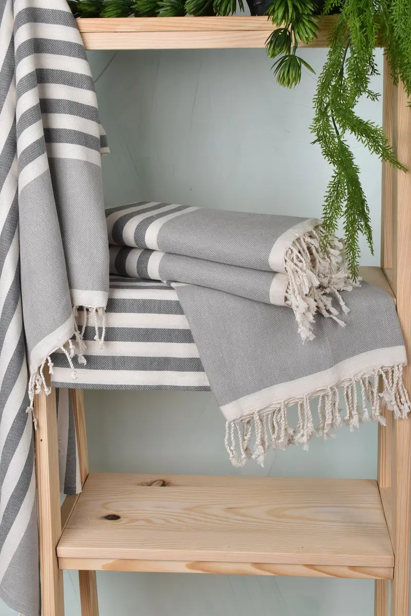 Bachelor Gifts, Personalized Wedding Gift For Couple, Beach Towel Gift, Turkish Towel Monogram, 70x40 Cotton Striped Towel, Personalized Gift - 6