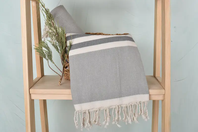 Bachelor Gifts, Personalized Wedding Gift For Couple, Beach Towel Gift, Turkish Towel Monogram, 70x40 Cotton Striped Towel, Personalized Gift - 4