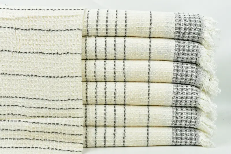 Erkek arkadaş hediyesi, özel el havlu, misafir havlu, kişiselleştirilmiş mutfak havlu, küçük banyo havlu, 40x20 pamuk waffle havlu, düğün duş hediyesi - 1