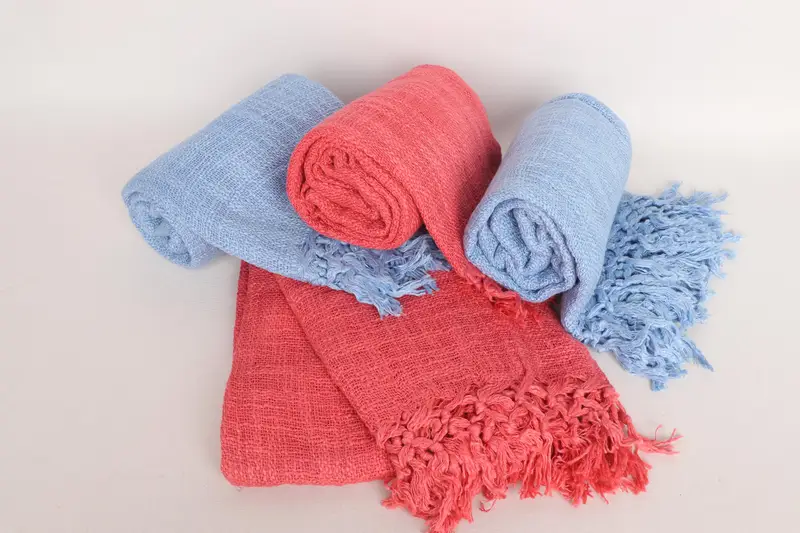 Turkish Towel Blanket, Woven Throw Blanket, Turkish Bedcover, Bachelorette Party Favors, Wedding Gift Ideas, 80x56 Cotton Solid Towel, Woven Blanket - 4