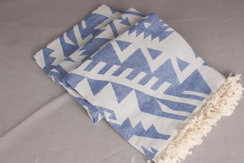 Turkish bath towel, Christmas Gift, Bachelorette Party Favors, 76x40 Cotton Geometric Towel, Gift For Her, Girls Weekend Getaways Ideas, Pool Towels - 8