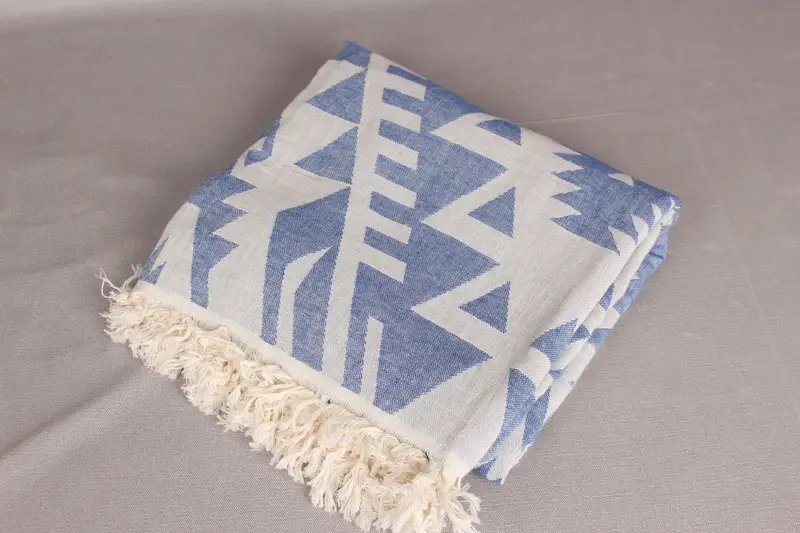 Turkish bath towel, Christmas Gift, Bachelorette Party Favors, 76x40 Cotton Geometric Towel, Gift For Her, Girls Weekend Getaways Ideas, Pool Towels - 7
