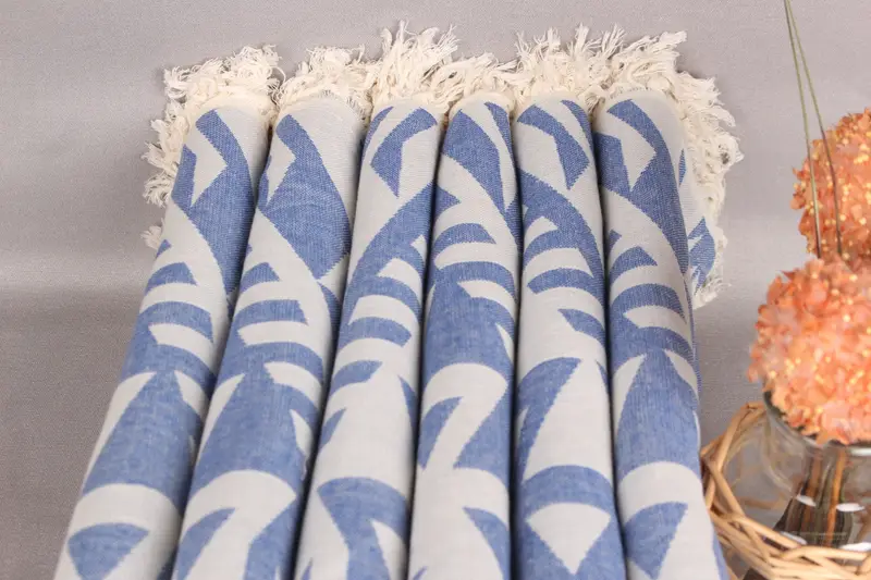 Turkish bath towel, Christmas Gift, Bachelorette Party Favors, 76x40 Cotton Geometric Towel, Gift For Her, Girls Weekend Getaways Ideas, Pool Towels - 4