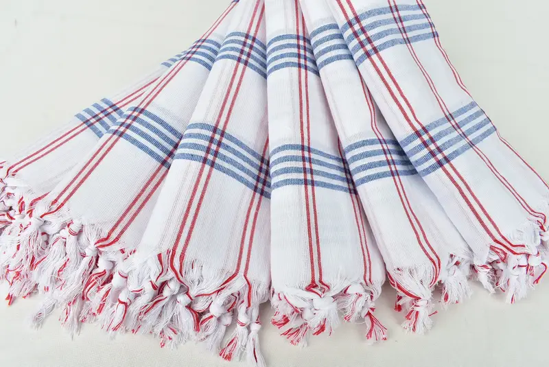Personalized Gift, 68x32 Cotton Striped Towel, Absorbent Turkish towel, Embroidery Towel, Turkish Towel Beach, Personalized Gift For Her, Gym Towel - 5