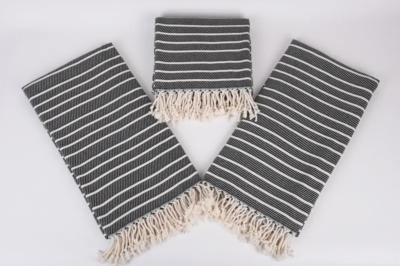 70x40 Bamboo Herringbone Towel, Gift For Best Friend, Turkish towel, Absorbent towel, Bridesmaid Gift Towel, Guest Towel, Bachelorette Party Gifts - 6