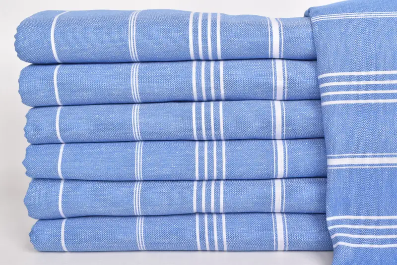 Personalized Bridesmaid Gift, Woven Throw Blanket, Turkish Towel Blanket, 96x80 Cotton Striped Towel, Personalized Gifts, Tablecloth - 2