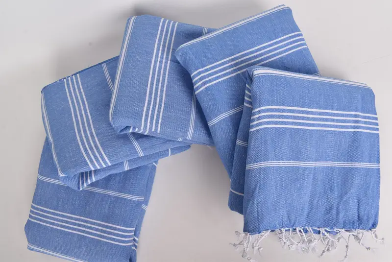 Personalized Bridesmaid Gift, Woven Throw Blanket, Turkish Towel Blanket, 96x80 Cotton Striped Towel, Personalized Gifts, Tablecloth - 3