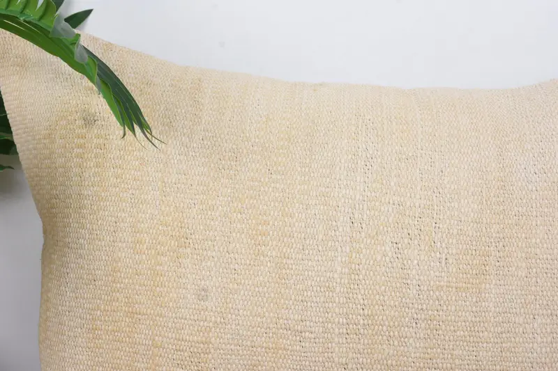 Pastel Pillow Cover, Cushion Case, 16x24 Beige Cushion Cover, Vintage Kilim Pillow, Kilim Cushion Sham, Antique Pillows, Aesthetic Cushion - 2