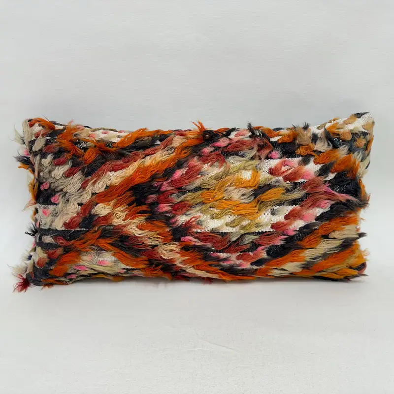 Regenbogen-Southwestern-gesticktes Wurfkissen, Vintage-Reißverschlusskissen