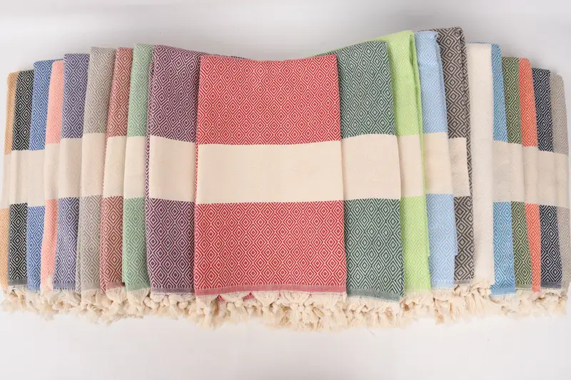 36x20 Cotton Diamond Towel, Personalized Hand Towel, Wedding Favors, Turkish Tea Towel, Personalized Wedding Gift For Couple, Holiday Towel - 2