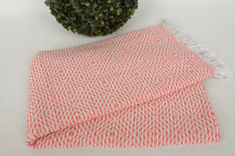 Fouta towel, Large Turkish Towel, Peshtemal, Personalized Gift, Monogram Towels, 70x40 Cotton Set of 10 Towel, Travel Towel, Organic Beach Towel - 5