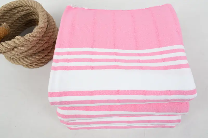 Custom Towel, Beach Wedding Favor, Travel Towel, Quick-Dry Beach Towel, Personalized Wedding Gift, Welcome Wedding Gift, 70x40 Cotton Striped Towel - 4