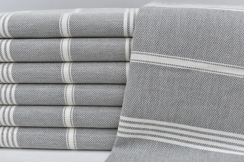 Maid Of Honor Gift, 70x40 Cotton Striped Towel, Family Gift Basket, Personalized Gift, Personalized Turkish Towel, Fouta towel, Luxury Beach Towel - 3