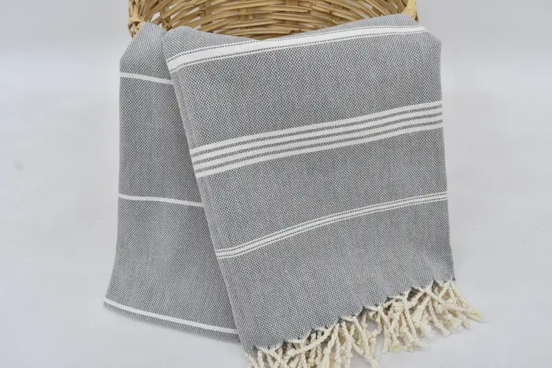 Maid Of Honor Gift, 70x40 Cotton Striped Towel, Family Gift Basket, Personalized Gift, Personalized Turkish Towel, Fouta towel, Luxury Beach Towel - 8