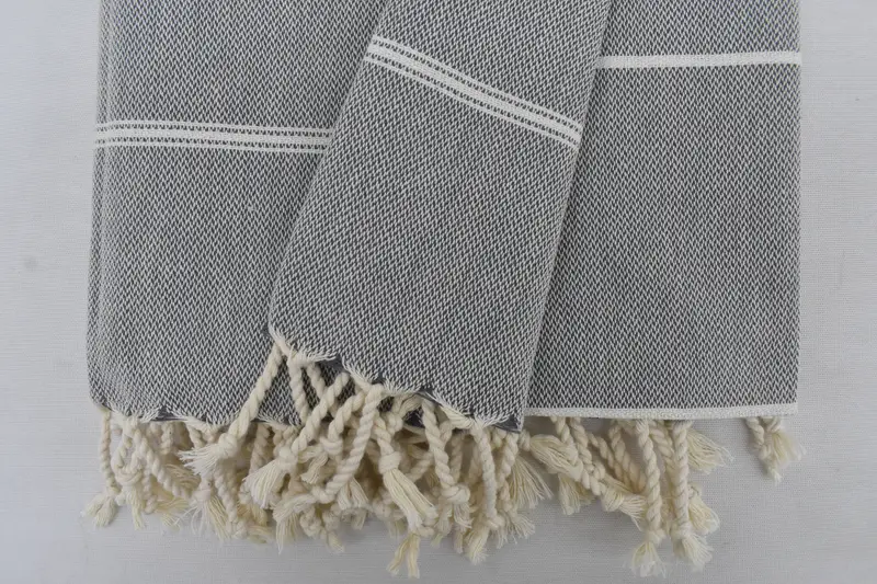 Maid Of Honor Gift, 70x40 Cotton Striped Towel, Family Gift Basket, Personalized Gift, Personalized Turkish Towel, Fouta towel, Luxury Beach Towel - 6