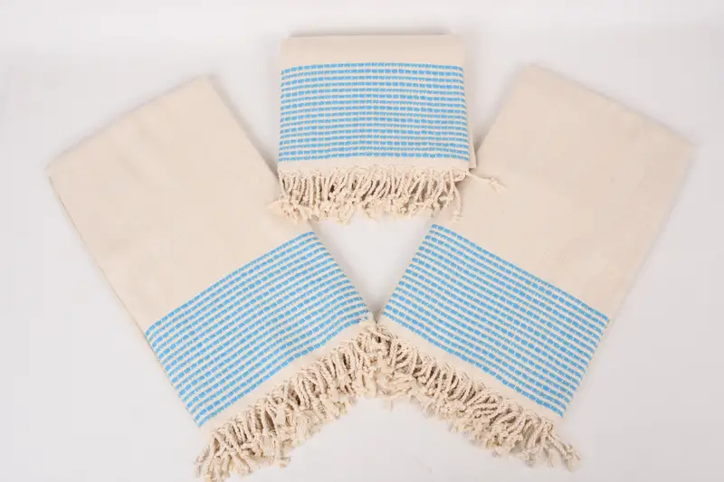 Monogram Towels, Bridesmaid Favors, 70x36 Cotton Striped Towel, Housewarming Gift, Organic Turkish towel, Sand-resistant towel, Luxury Beach Towel - 6