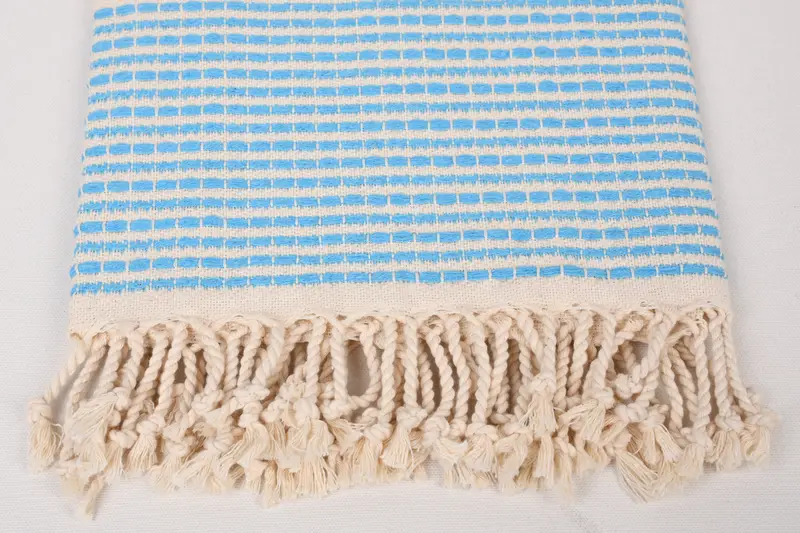 Monogram Towels, Bridesmaid Favors, 70x36 Cotton Striped Towel, Housewarming Gift, Organic Turkish towel, Sand-resistant towel, Luxury Beach Towel - 3