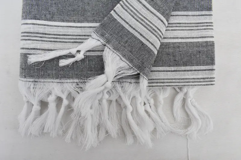 Bridal Shower Favors, Personalized Bridesmaid Gift, Kids Beach Towel, Cotton towel, Turkish Towel Bulk, Bride Gift, 70x40 Cotton Striped Towel - 6