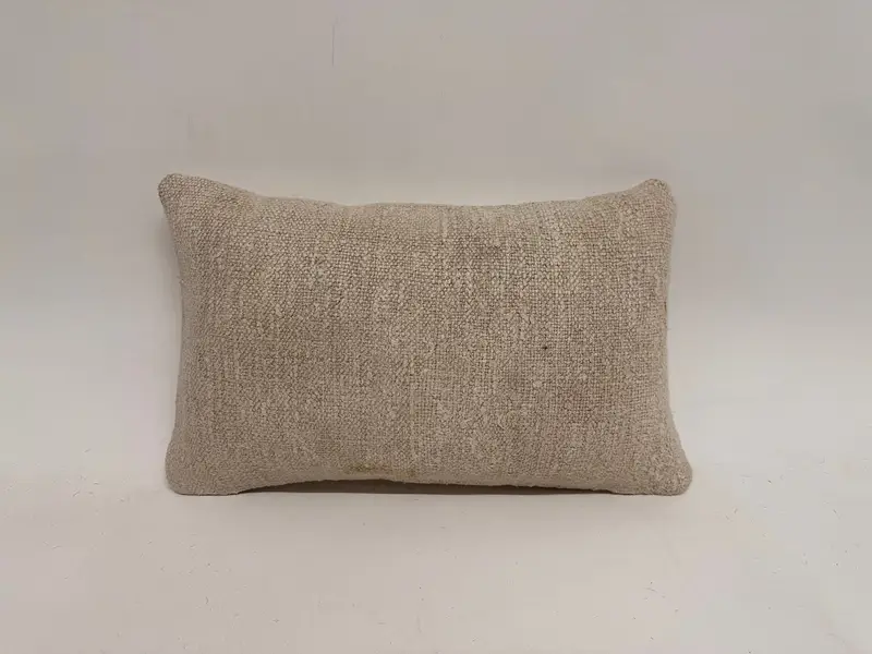 Handmade Southwestern Embroidered Pillow, 12x20 Inches Decorative Pillow - 1