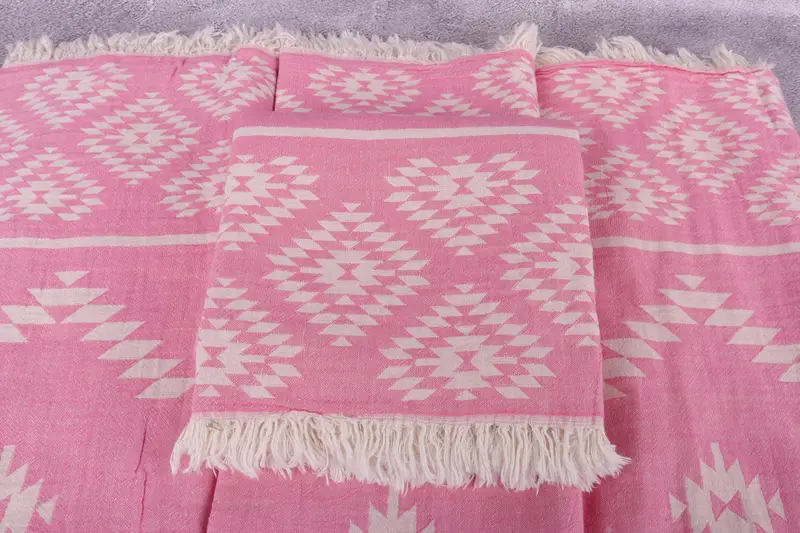Unique Gift, Monogram Turkish Bath Towel, Gift For Her, Gift For Him, Luxury Turkish Bath Towel, 70x36 Cotton Kilim Towel, Bachelorette Party Favors - 5
