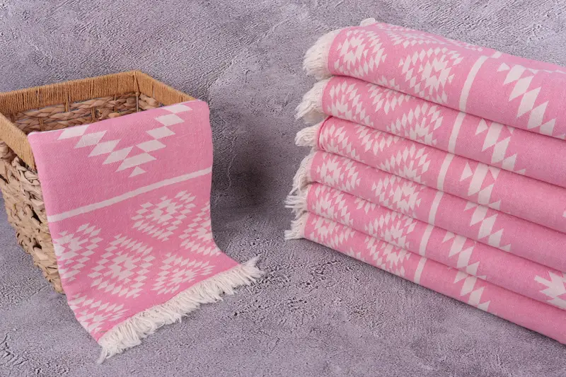 Unique Gift, Monogram Turkish Bath Towel, Gift For Her, Gift For Him, Luxury Turkish Bath Towel, 70x36 Cotton Kilim Towel, Bachelorette Party Favors - 4