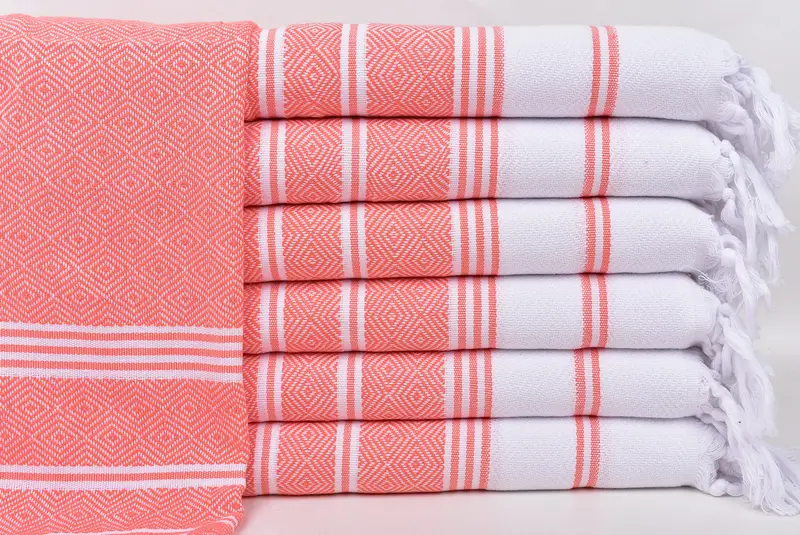 Personalized Home Gift Wedding, Bridesmaid Gifts, 40x18 Cotton Diamond Towel, Small Bath Towels, Custom Gift, Organic Towel, Monogram Kitchen Towel - 1