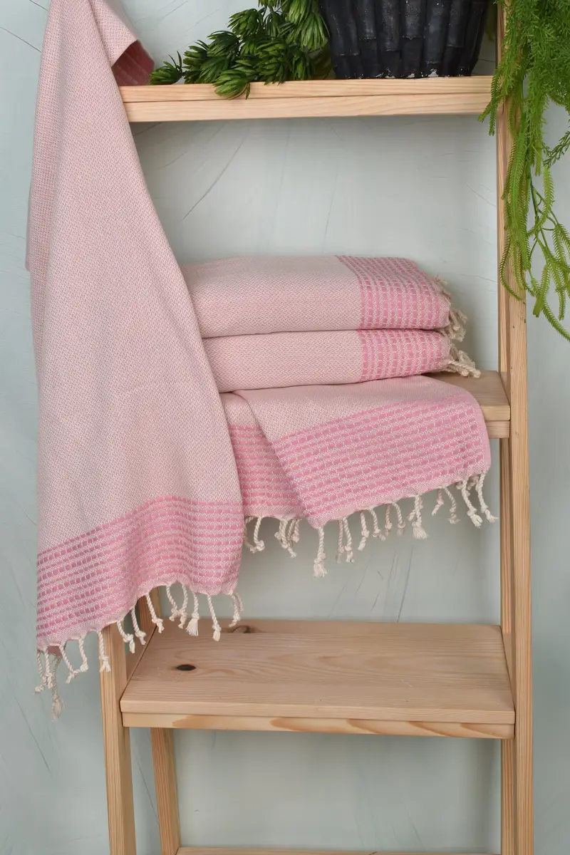 Turkish Towel Hand Towel, Birthday Gift, Monogrammed Hand Towel, Best Friend Wedding Gift, Bathroom Towels, 40x20 Cotton Striped Towel, Xmas Gifts - 6