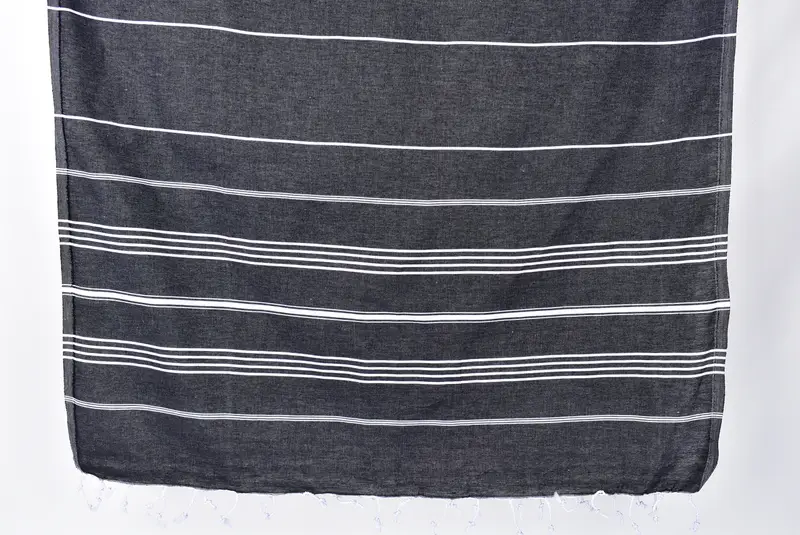 Large Turkish Towel, House Warming Gift, 70x40 Cotton Striped Towel, Sand-resistant towel, Gift For Her, Cancun Bachelorette Party Gift Ideas - 8
