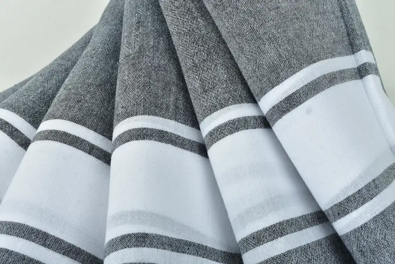 Beach Towel Monogram, Travel Towel, Spa Towel, Wedding Favors, 70x40 Cotton Striped Towel, Bath towel, Personalized Gift For Him, Turkish bath towel - 5