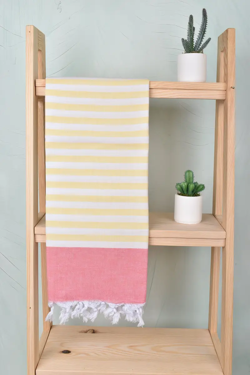 Travel Towel, Peshtemal Towel, Bridal Party Gifts, 70x36 Cotton Striped Towel, Monogram Towels, Bachelor Bachelorette Party Favors, Bridesmaid Gifts - 8
