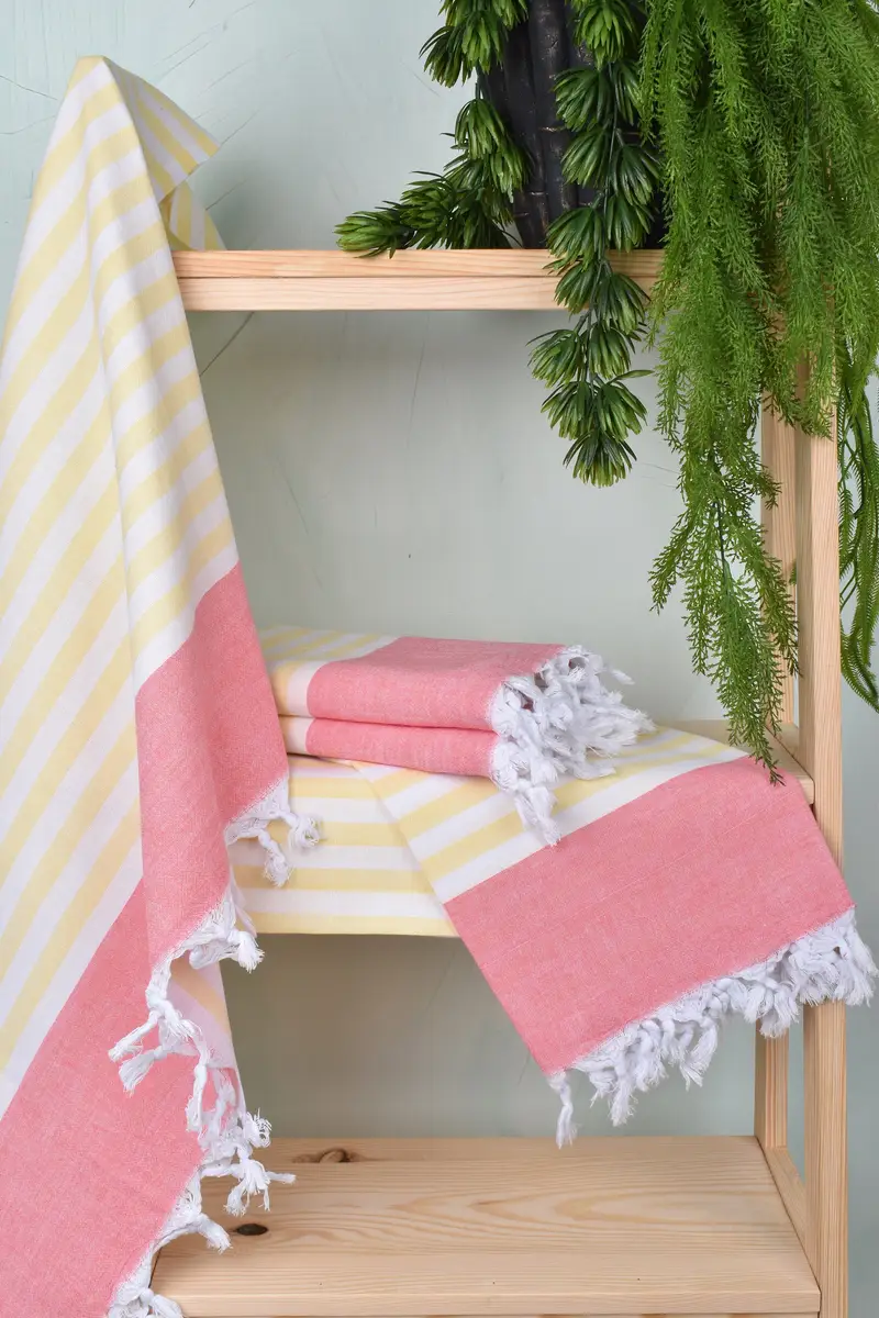 Travel Towel, Peshtemal Towel, Bridal Party Gifts, 70x36 Cotton Striped Towel, Monogram Towels, Bachelor Bachelorette Party Favors, Bridesmaid Gifts - 6
