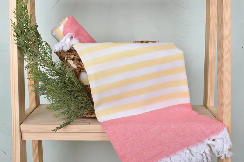 Travel Towel, Peshtemal Towel, Bridal Party Gifts, 70x36 Cotton Striped Towel, Monogram Towels, Bachelor Bachelorette Party Favors, Bridesmaid Gifts - 4