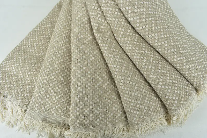 Custom Blanket, Housewarming Gift, 76x68 Cotton Herringbone Towel, Bridal Gifts, Aesthetic Blanket, Bachelorette Gifts, Gift For Wedding Day - 4