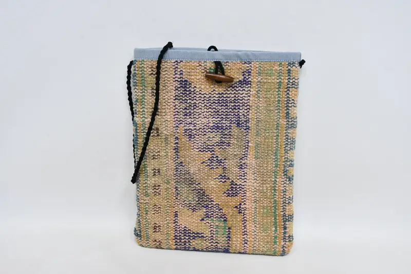 スチームパンク ゴシック ウール クロスボディバッグ ヴィンテージモチーフ キリムバッグ