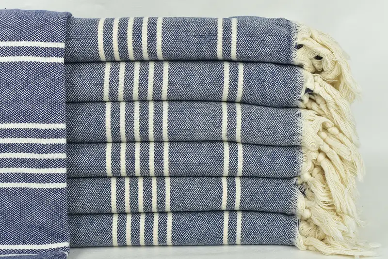 Bridesmaid Towel, Personalized Beach Towel, Best Friend Christmas Gift, Travel Towel, Bridal Shower Gift, Custom Towel, 70x40 Cotton Striped Towel - 1