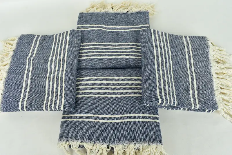 Bridesmaid Towel, Personalized Beach Towel, Best Friend Christmas Gift, Travel Towel, Bridal Shower Gift, Custom Towel, 70x40 Cotton Striped Towel - 6
