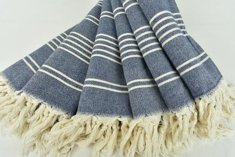 Bridesmaid Towel, Personalized Beach Towel, Best Friend Christmas Gift, Travel Towel, Bridal Shower Gift, Custom Towel, 70x40 Cotton Striped Towel - 4