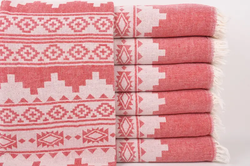 Luxury Beach Towel, 70x36 Cotton Aztec Towel, Bachelorette Party Gifts Bridesmaids, Wedding Shower Gift, Gym Towel, Bath towel, Wedding Gifts Towel - 1