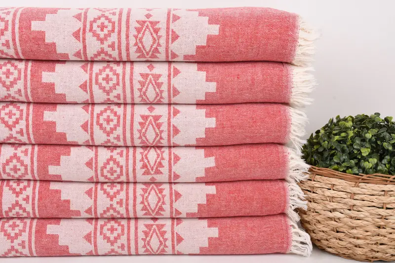 Luxury Beach Towel, 70x36 Cotton Aztec Towel, Bachelorette Party Gifts Bridesmaids, Wedding Shower Gift, Gym Towel, Bath towel, Wedding Gifts Towel - 3