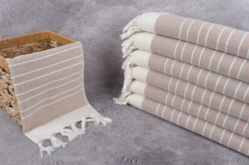 Favores de boda, paño de cocina personalizado, toalla de Terry a rayas de algodón 36x18, despedida de soltera de tema de la playa, toalla de mano de Navidad, regalo personalizado - 3