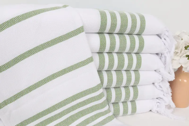 Best Friend Gift Ideas, Personalized Gifts, Kitchen Towel, 36x24 Cotton Herringbone Towel, Small Bath Towels, Beach Wedding Favor, Home Decor Gifts - 1