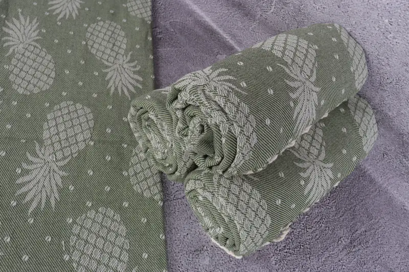 Housewarming Gift, 80x40 Cotton Pineapple Design Towel, Organic towel, Bachelorette Party Gifts Bridesmaids, Baby Boy Gift, Spa Towel, Beach towel - 8