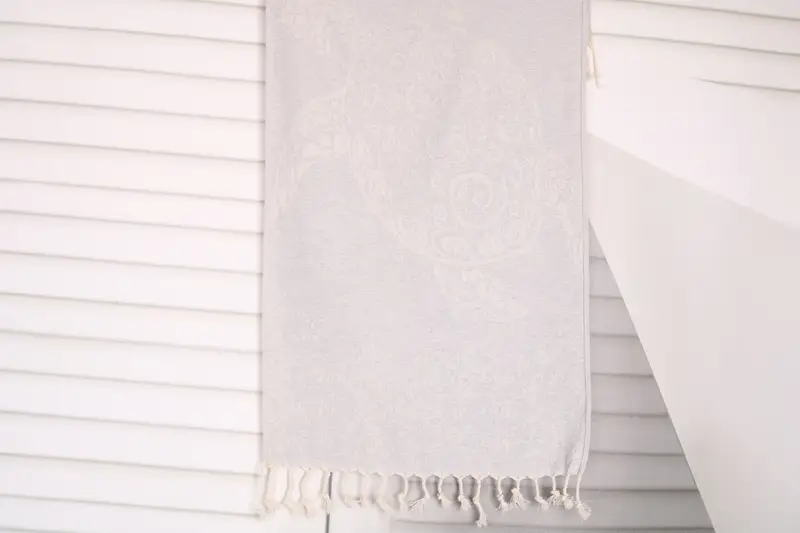 Decorative Towel, Custom Gifts, Home Decor Gifts, Wedding Favors, Personalized Gift, 36x18 Cotton Carretta Patterned Towel, Turkish Towel Hand Towel - 1