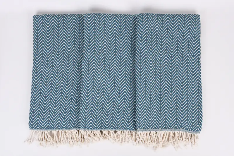 Personalized Gift For Her, Bachelorette Party Items, Quick-Dry Beach Towel, Turkish Towel Beach, 70x40 Cotton Zig zag Towel, Custom Wedding Gift - 7