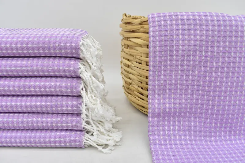 Bridal Party Gifts, Turkish bath towel, Monogrammed Beach Towel, Personalized Gift, Cancun Bachelorette Party Gift Ideas, 68x36 Bamboo Waffle Towel - 2