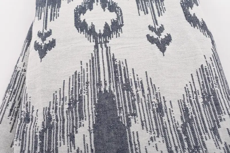 Custom Shower Curtain, 90x76 Cotton Patterned Towel, Organic Throw, Bohemian Bedspread, Woven Throw Blanket, Decorative Blanket, Bachelorette Gifts - 4