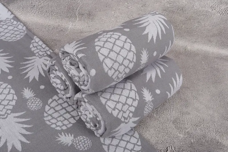 Bachelorette Gifts, Valentines Day Gift, Turkish bath towel, Large Beach Towel Personalized, Wedding Gift, 70x36 Cotton Pineapple Design Towel - 8