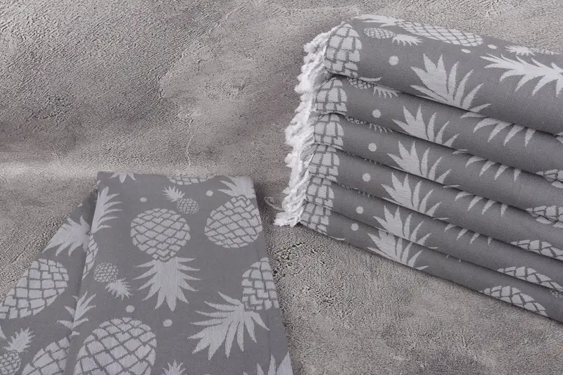 Bachelorette Gifts, Valentines Day Gift, Turkish bath towel, Large Beach Towel Personalized, Wedding Gift, 70x36 Cotton Pineapple Design Towel - 3